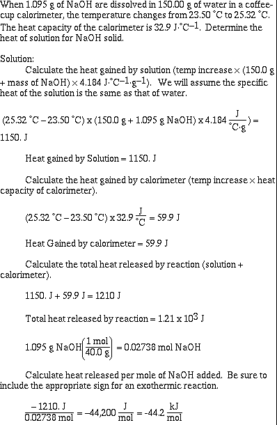 calorimetry problems and solutions pdf