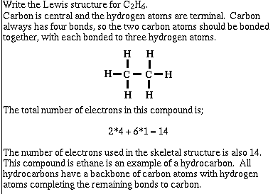 c2h6 lewis structure